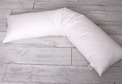 Seitenschläferkissen 3-Kammer Stillkissen 40x145cm Daunen+Federn Verse Dreaming 