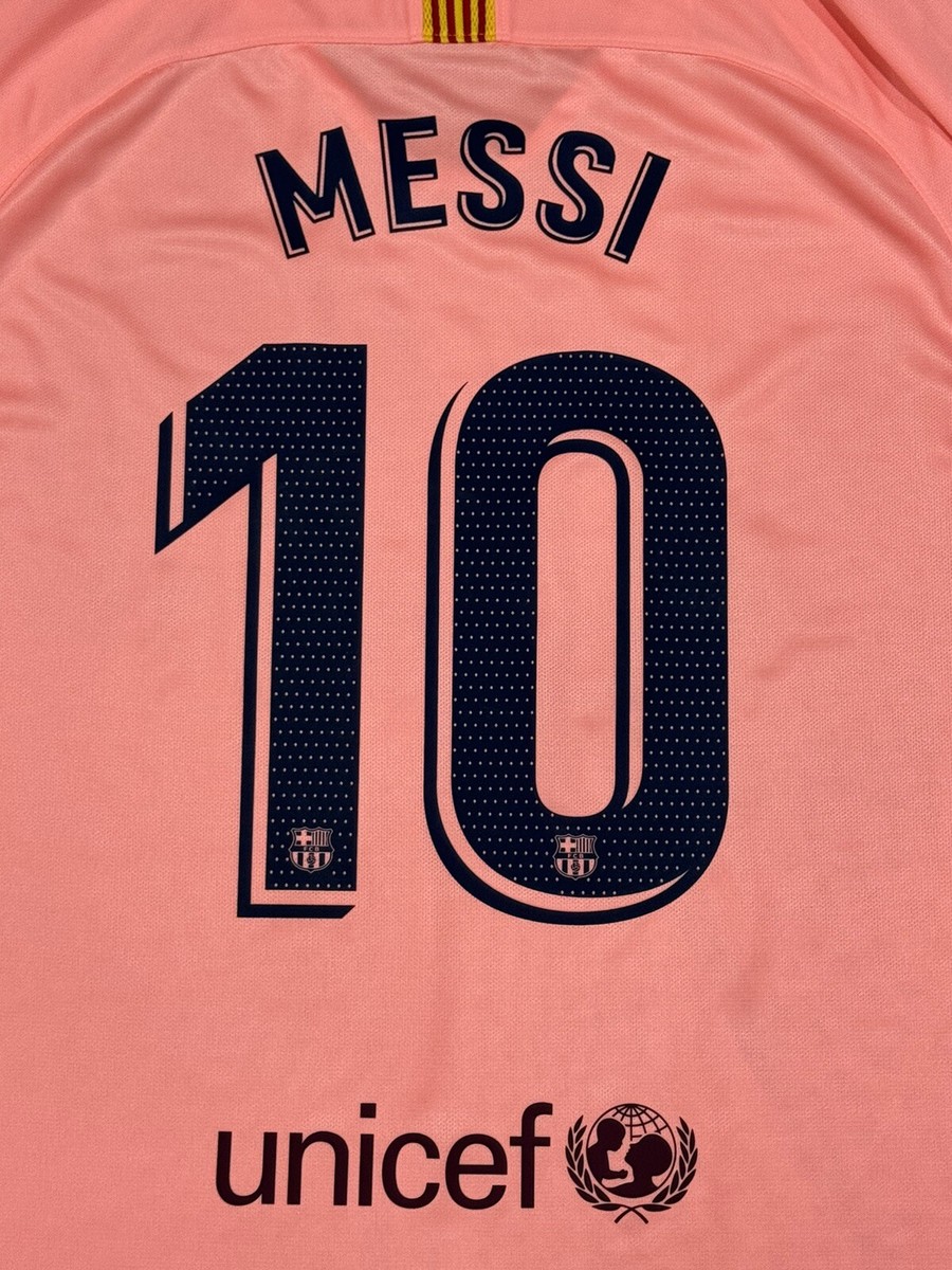 2018/19 Barcelona Third UCL Jersey #10 Messi 2XL Nike Soccer 2018/19 Barcelona Third UCL Jersey #10 Messi 2XL Nike Soccer