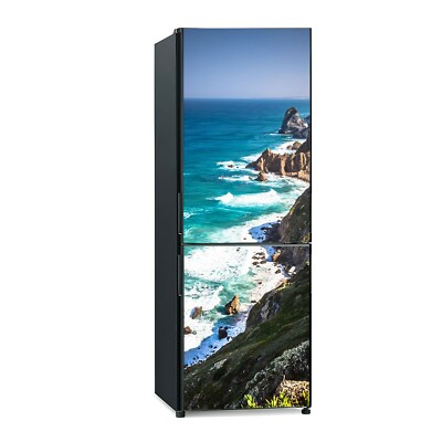 Kühlschrank Aufkleber Klebefolie Die Klippen Cabo da Roca Portugal Meer wellen
