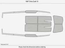 DuraEVA Seadek EVA Foam Boat flooring 1967 Chris Craft 15