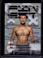 2025 Topps UFC Finest Shavkat Rakhmonov Purple Refractor Common #/250