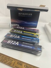 Binksyler 972A Ink Cartridge For HP PageWide Pro 477dn 452dn 577z 552dw 4 Pack