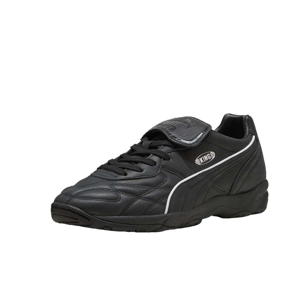 PUMA King Indoor Premium Lace Up  Mens Black Sneakers Casual Shoes 40436302 thumbnail 2