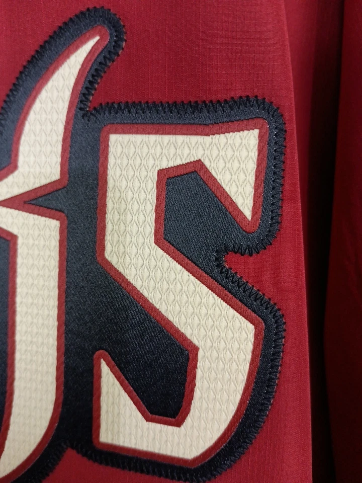 Arizona Diamondbacks Men's Majestic Therma Base Dugout Jacket Large Lrg L - Image 4 of 4