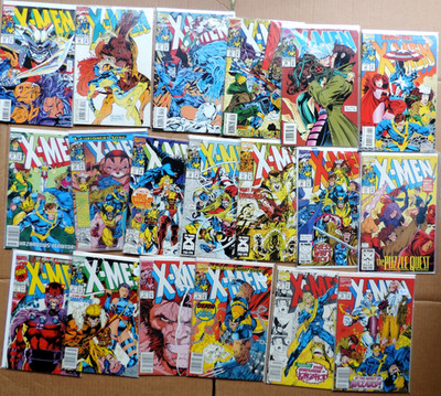 X-Men #1,6,7,9,10,12,13,14,15,17,18,19,20-24,26-28 Jim Lee Lot of 20 Marvel 1991