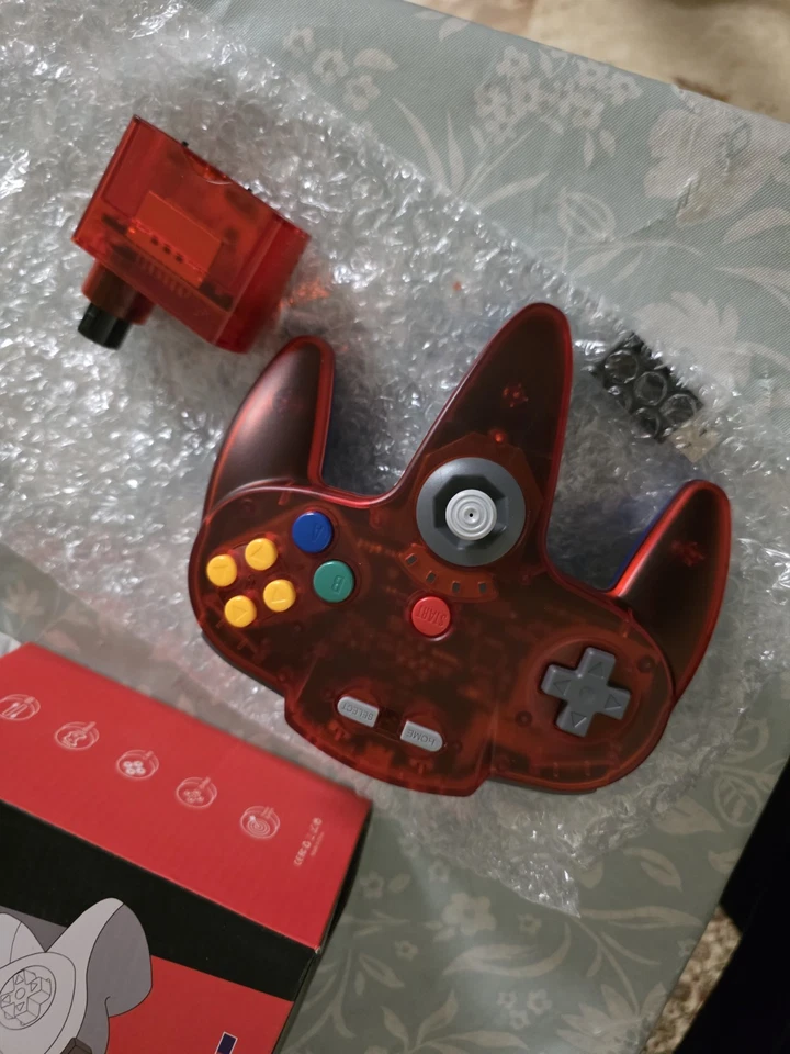 2.4G Wireless N64 Controller Remote Game Pad w/ Rumble Pak for Nintendo N64 - Image 3 of 4