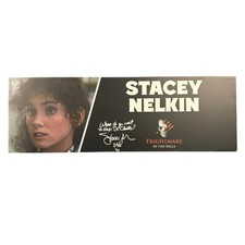 Stacey Nelkin Autographed Frightmare in the Falls Nameplate