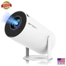 Portable Mini Projector: 4K/1080P Resolution, All-in-One Entertainment Solution