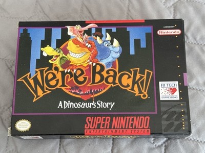 We're Back! A Dinosaur's Story   *  Snes Box Only * Super Nintendo Original box