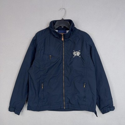 Horseware Ireland Jacket Womens Large Blue Riding Windbreaker Equestrian Showing