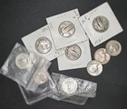 Lot of (10) Mixed Standing Liberty & Washington 90% Silver Quarters | AVG CIRC