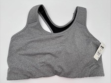 Avia Women's Size XXXL - Medium Support Racerback Sports Bra Color Grey NEW