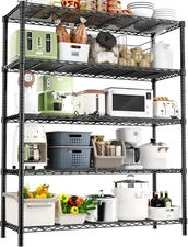 Storage Shelves Heavy Duty, 48" L X 20" W X 72" H Garage Shelving Unit Loads 200