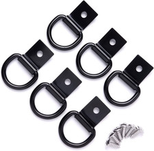 D-ring Tie Down Anchors 14 Heavy Duty Steel Tie Down Hooks For Truck Trailer D-ring Tie Down Anchors 14 Heavy Duty Steel Tie Down Hooks For Truck Trailer
