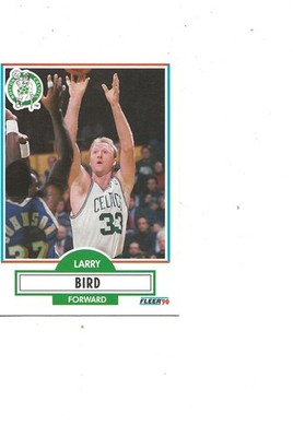 1990 FLEER CELTICS HALL OF FAME LARRY BIRD