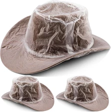 Cowboy Hat Cover, Plastic Cowboy Hat Rain Covers Waterproof Hat Protector Covers