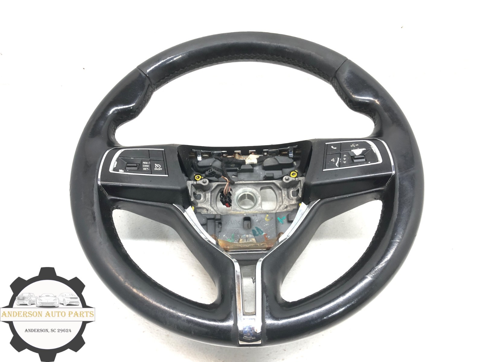2014-2020 MASERATI QUATTROPORTE LEATHER STEERING WHEEL W/ SWITCHES OEM #NOTE