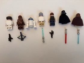 LEGO STAR WARS 7965 MILLENNIUM FALCON 99% COMPLETE WITH FIGURES NO INSTRUCTIONS