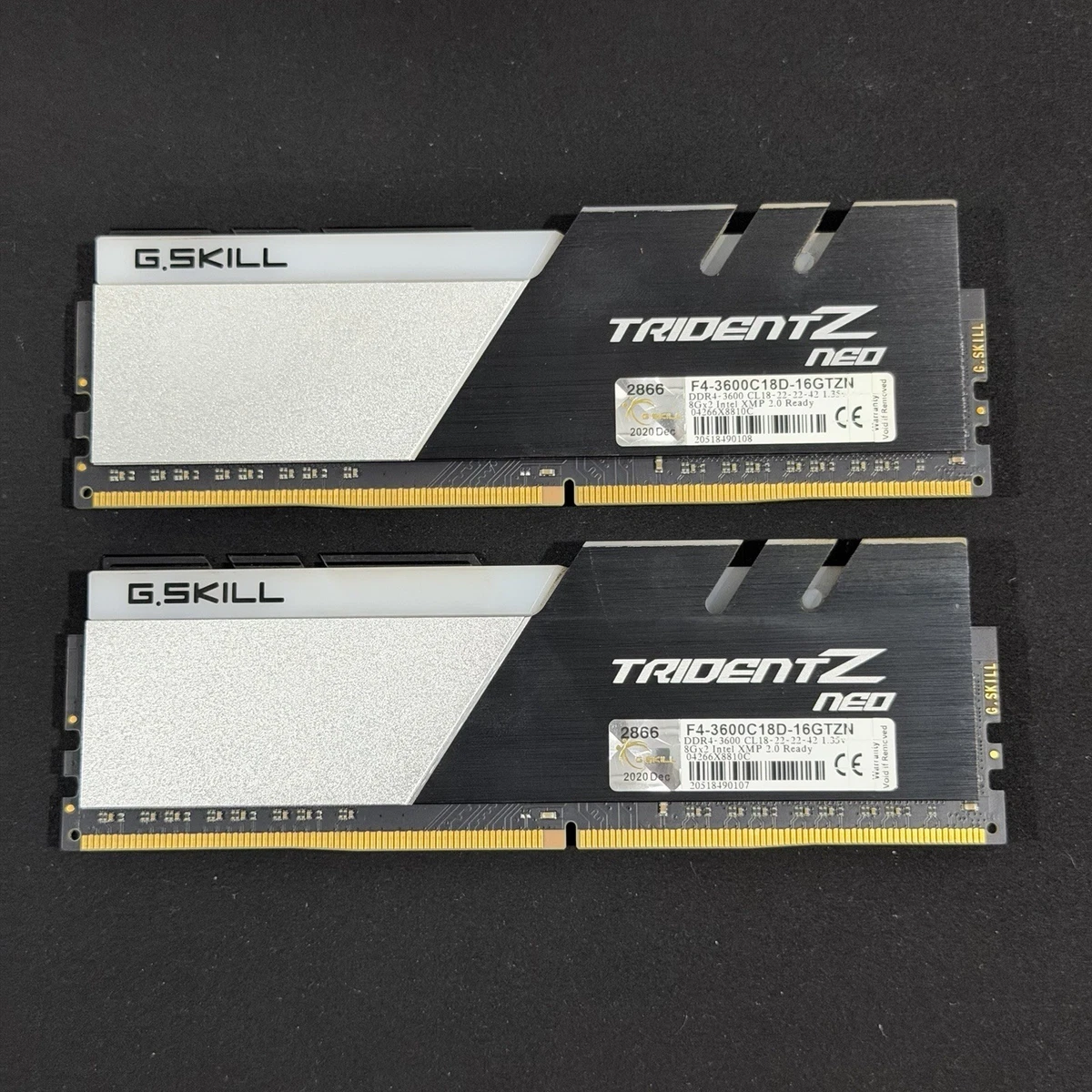 G. SKILL DDR4 SDRAM 16 GB Capacity per Module Memory (RAM) for
