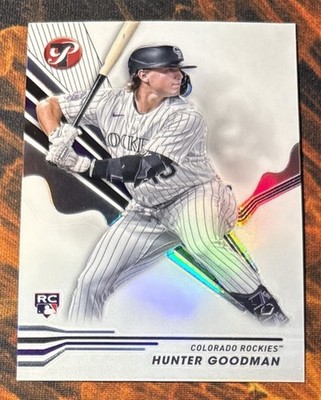 2024 Topps Pristine Hunter Goodman #40 RC Refractor Rockies