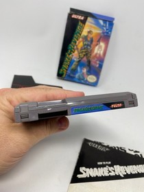 Snake's Revenge (Nintendo, NES, 1990) W/ Box + Manual Authentic Tested Working