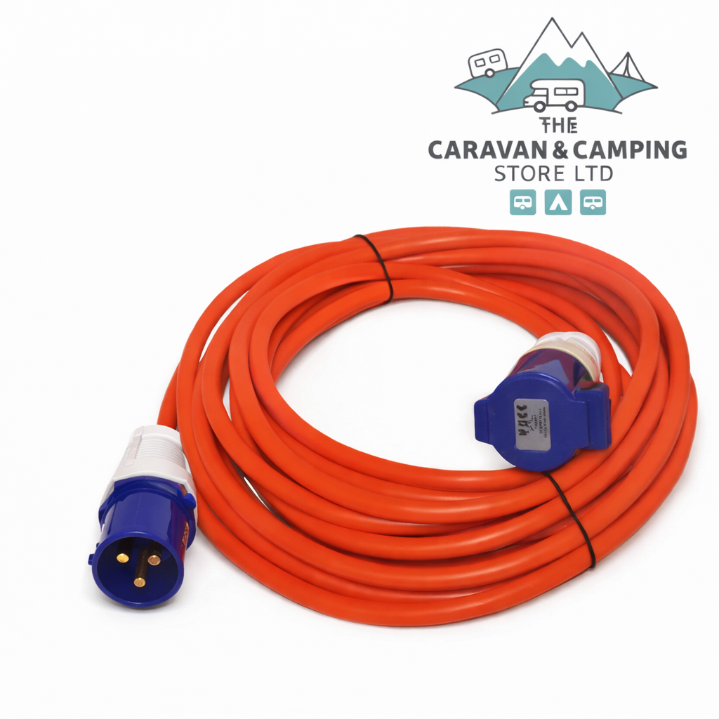 10m Caravan Hook Up Mains Lead 230V 16A CEE Extension Cable Motorhome Camper Van