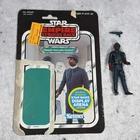 Vintage Star Wars Black Bespin Guard Complete w Card Back Kenner ESB NO REPRO