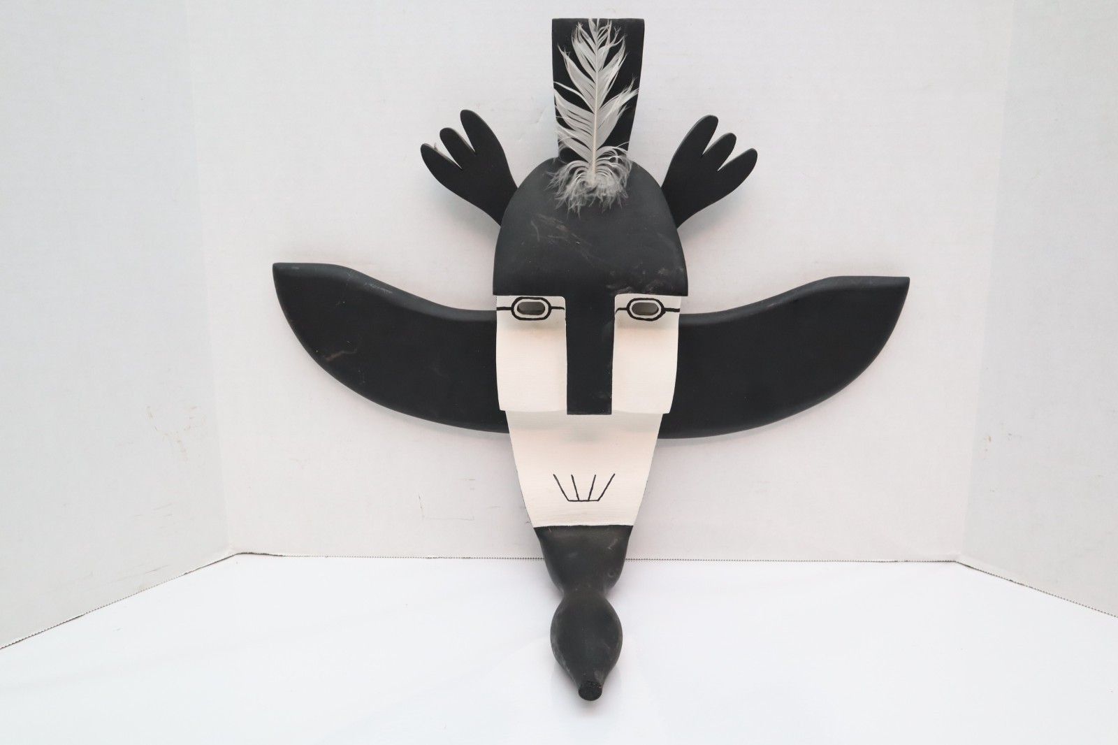 Yupik Eskimo Shagluk Mask Shaman Ceremonial Spiritual Alaskan Native American