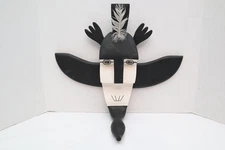 Yupik Eskimo Shagluk Mask Shaman Ceremonial Spiritual Alaskan Native American