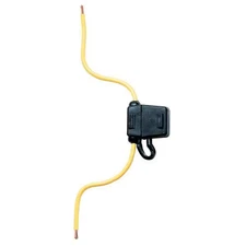 Fuse Holder, 0 to 30A Amp Range, 32V DC Volt Rating, 1 Poles, Wire Leads HHG