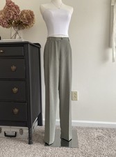 Vintage Garfield  Marks Women's Light Green Pleated Trousers - Size 10