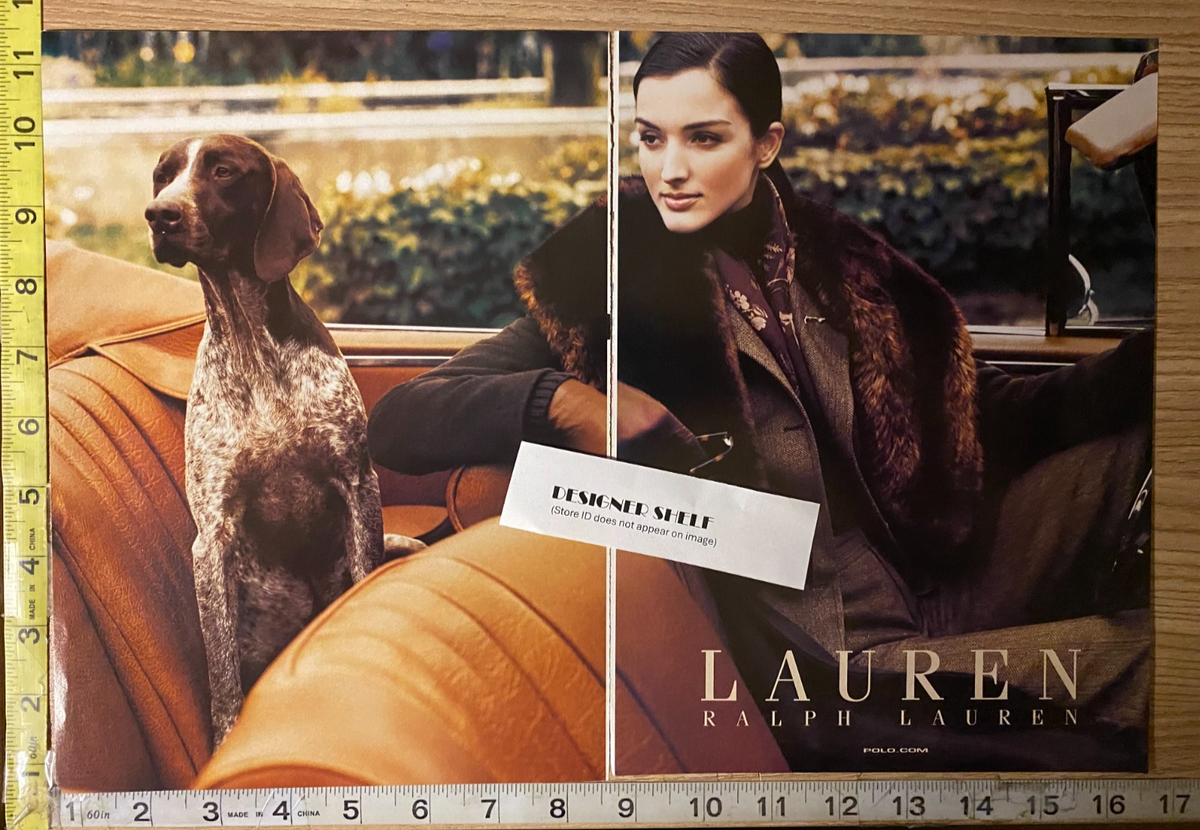 Zoya Todorovic For Ralph Lauren 2 PG. 1993 Dog In Car Magazine