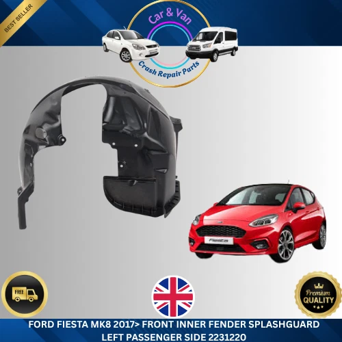Ford Fiesta MK8 2017–2023 Front Left Inner Fender Liner Splash Guard | OE 223122