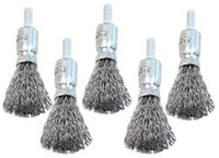 5X PinselbüRste DrahtbüRste TopfbüRste 17Mm StahlbüRste RundbüRste Bohrmaschine