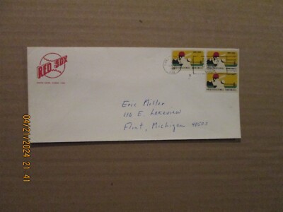 FSL Winter Haven Red Sox Vintage Defunct Team Logo Business Envelope