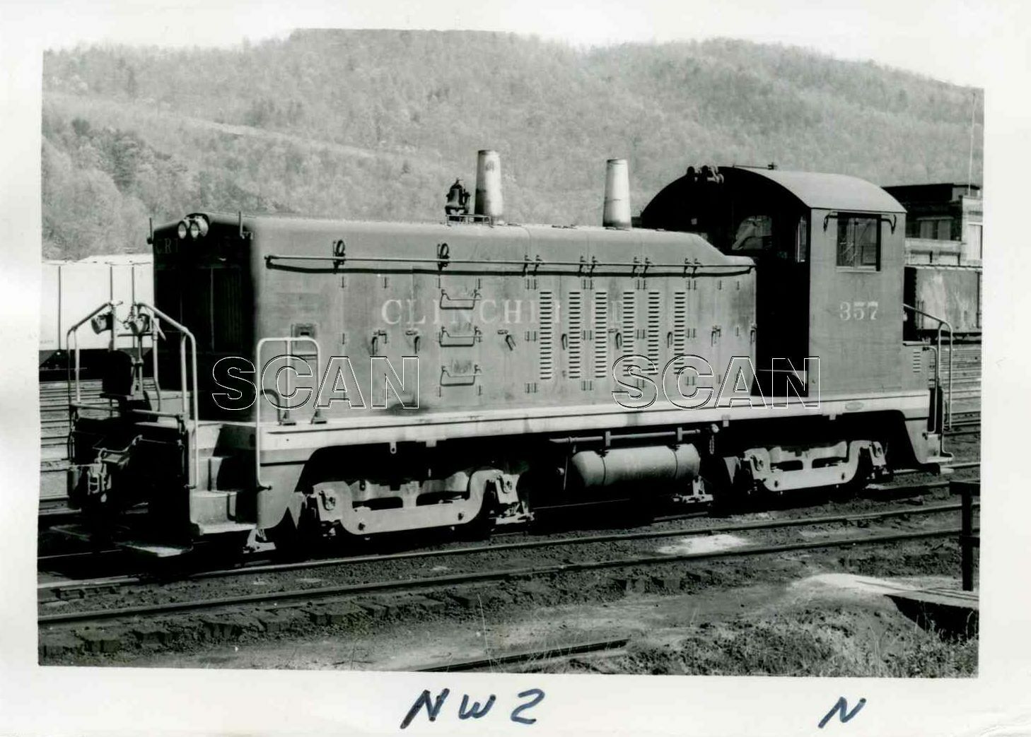 Train Engine 357 OD846 RP 1960s/70s CLINCHFIELD RAILROAD LOCOMOTIVE #357 | eBay