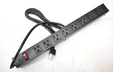 8 Outlet Relocatable Power Tap Surge Protection Device 3 Prong Plug In Device