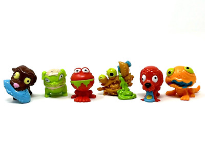 Lot 6 Ugglys Pet Shop Grossery Gang Vinyl Dog Putrid Pet Figures 1.5'' Preowned