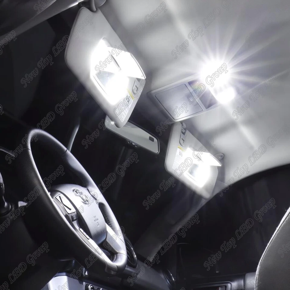 Kit de paquete de luces LED interiores blancas para Toyota Tacoma 2005-2013 2014 2015 Foto 2 de 4