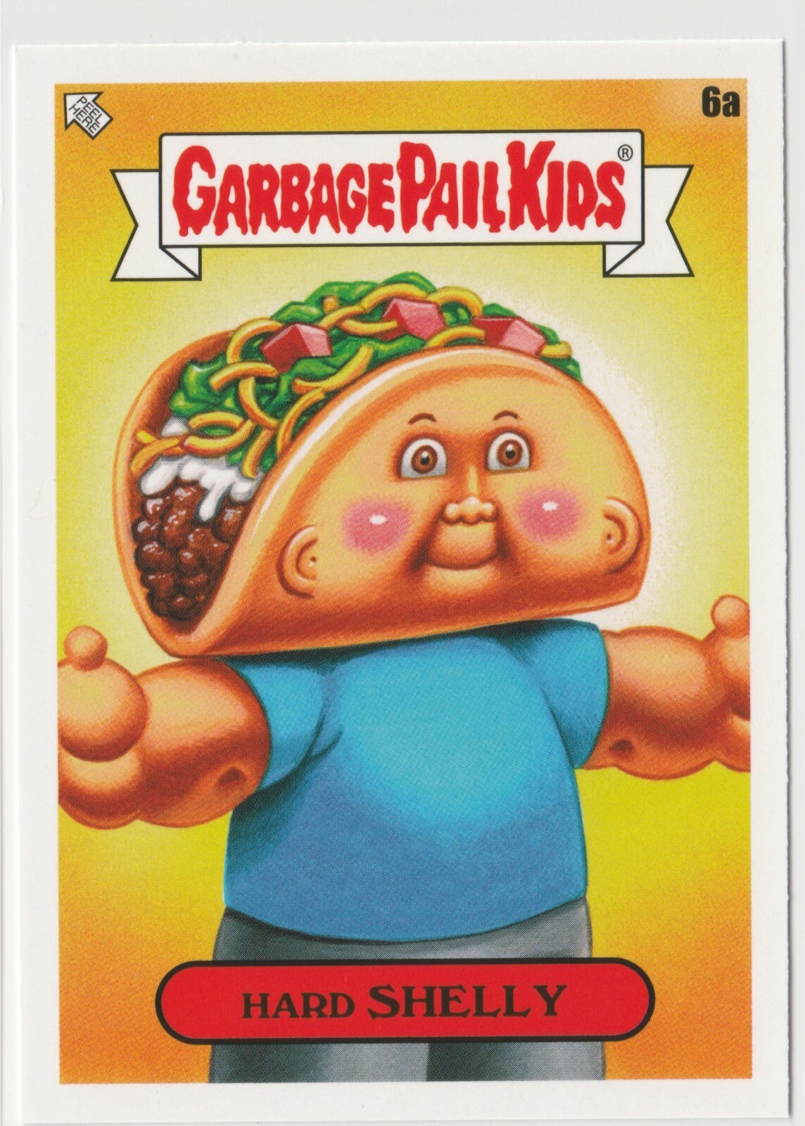 Vintage Hard Shelly #6a Garbage Pail Kids GPK 2021 Food Fight Trading Card