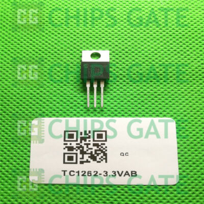 3PCS TC1262-3.3VAB IC REG LDO 3.3V .5A TO220-3 1262 TC1262 #WD1*