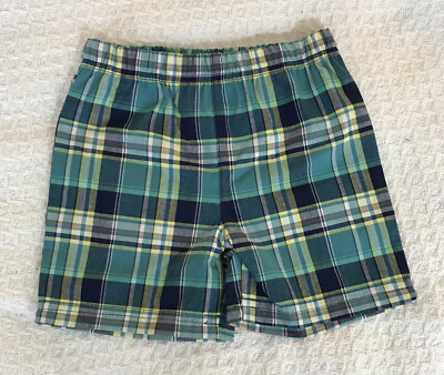 Carter's Baby Boys' Plaid Flat-Front Shorts, Months