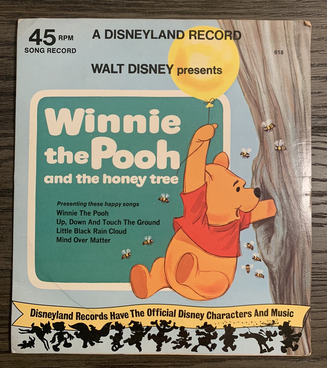 ディズニー レコード ASPARAGUS / WINNIE THE POOH Walt Disney A Disneyland Record Winnie the Pooh and the