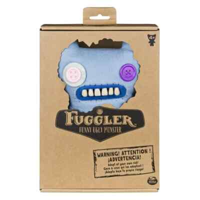 Fuggler   Funny Ugly Monster, 9  Indecisive Monster (Blue) Plush Creature with T