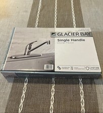 Glacier Bay Single Handle Standard Kitchen Faucet in Stainless Steel