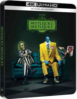 BEETLEJUICE BEETLEJUICE - STEELBOOK - ITA - ENG - 4K + BLU-RAY