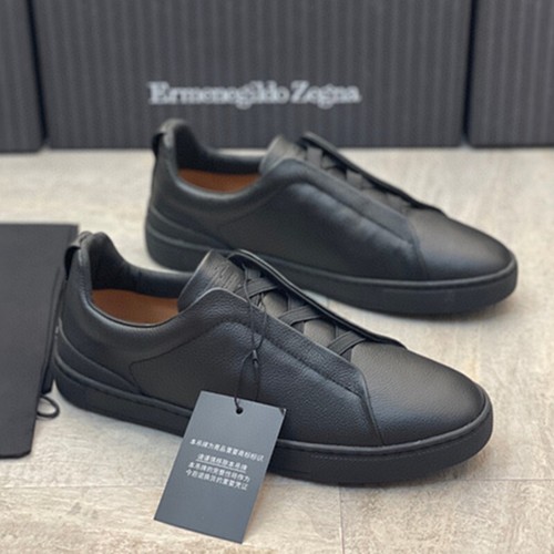 ermenegildo Zapatos Hombre Gamuza Cuero Zapatos de Tablero - Imagen 18 de 23