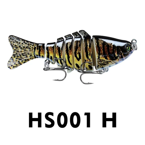 7 Segment Fishing Gear Bionic Swimming Bait Bass Tackle Fishing Gear Lure Tool - Bild 29 von 38