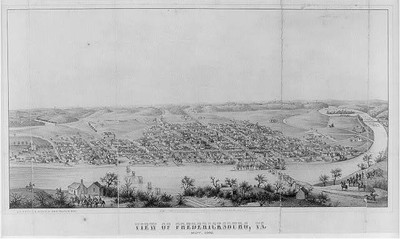 Photo:View of Fredericksburg,Virginia,VA,November 1862