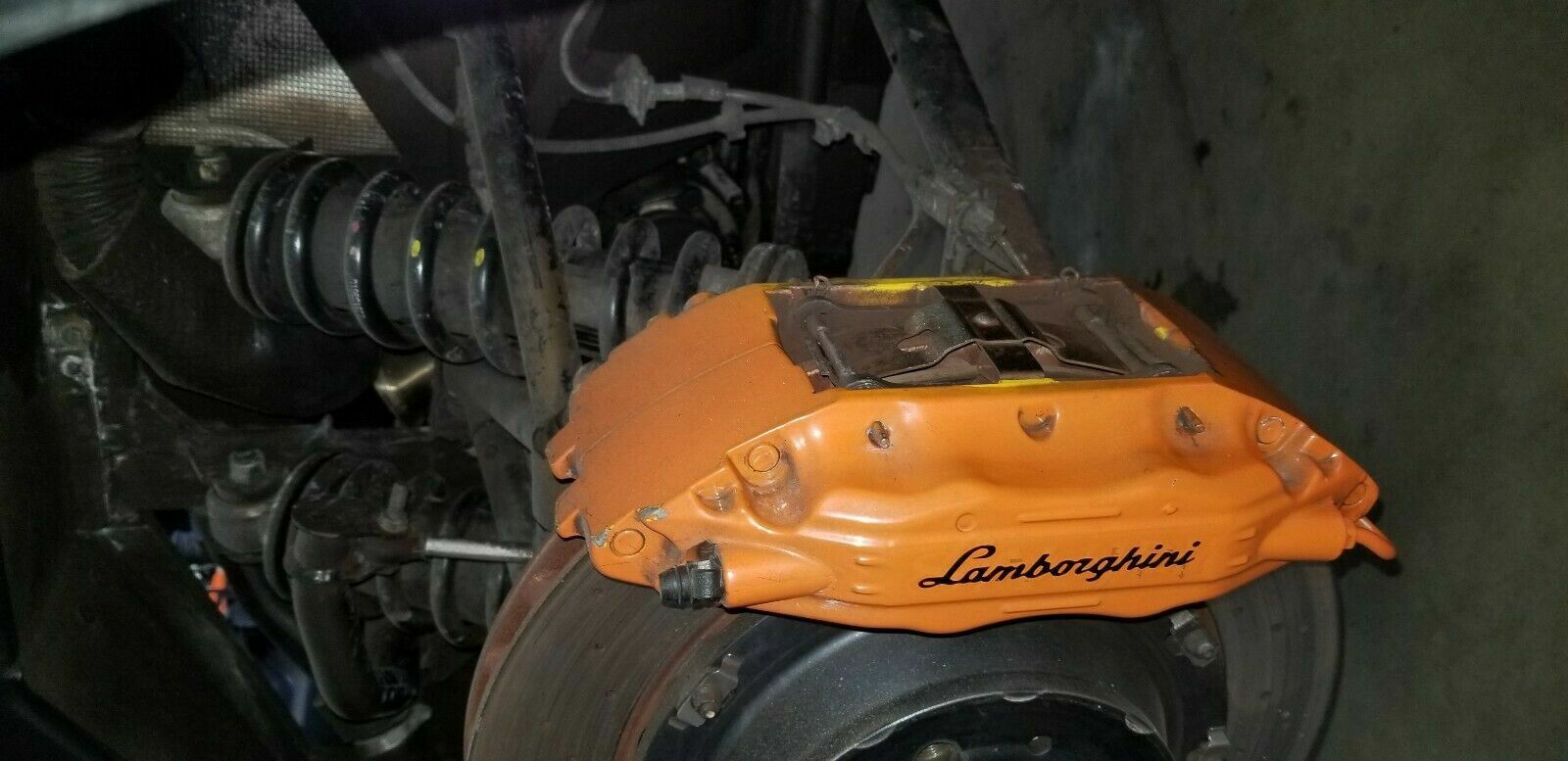 LAMBORGHINI MURCIELAGO REAR RIGHT SUSPENSION ARM SHOCK AXLE HUB BRAKE OEM 